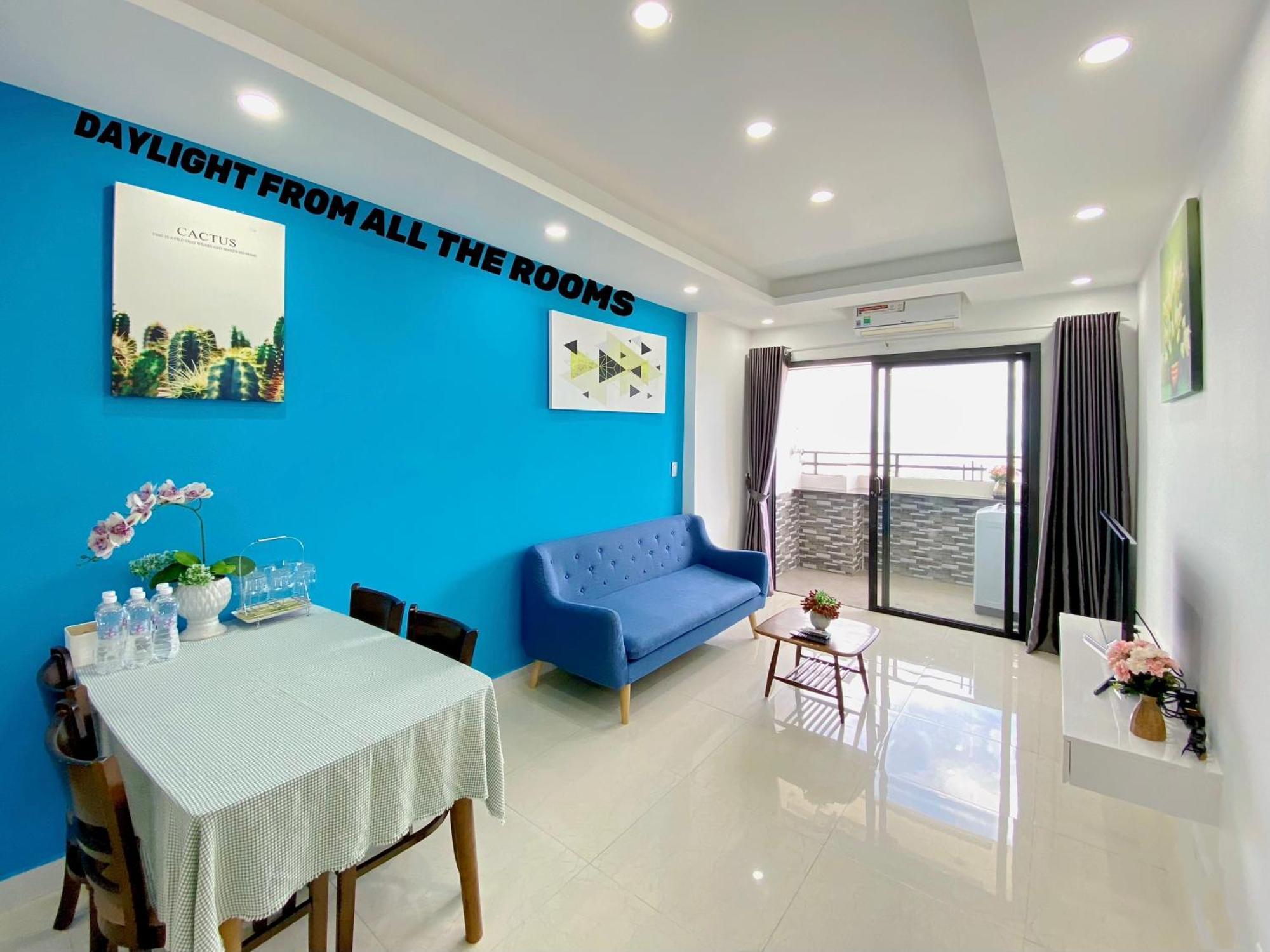 Blue Ocean Apartment At My Khe Da Nang Bagian luar foto