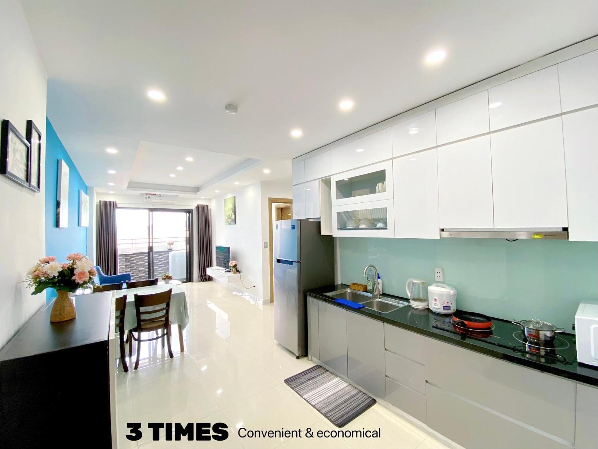 Blue Ocean Apartment At My Khe Da Nang Bagian luar foto