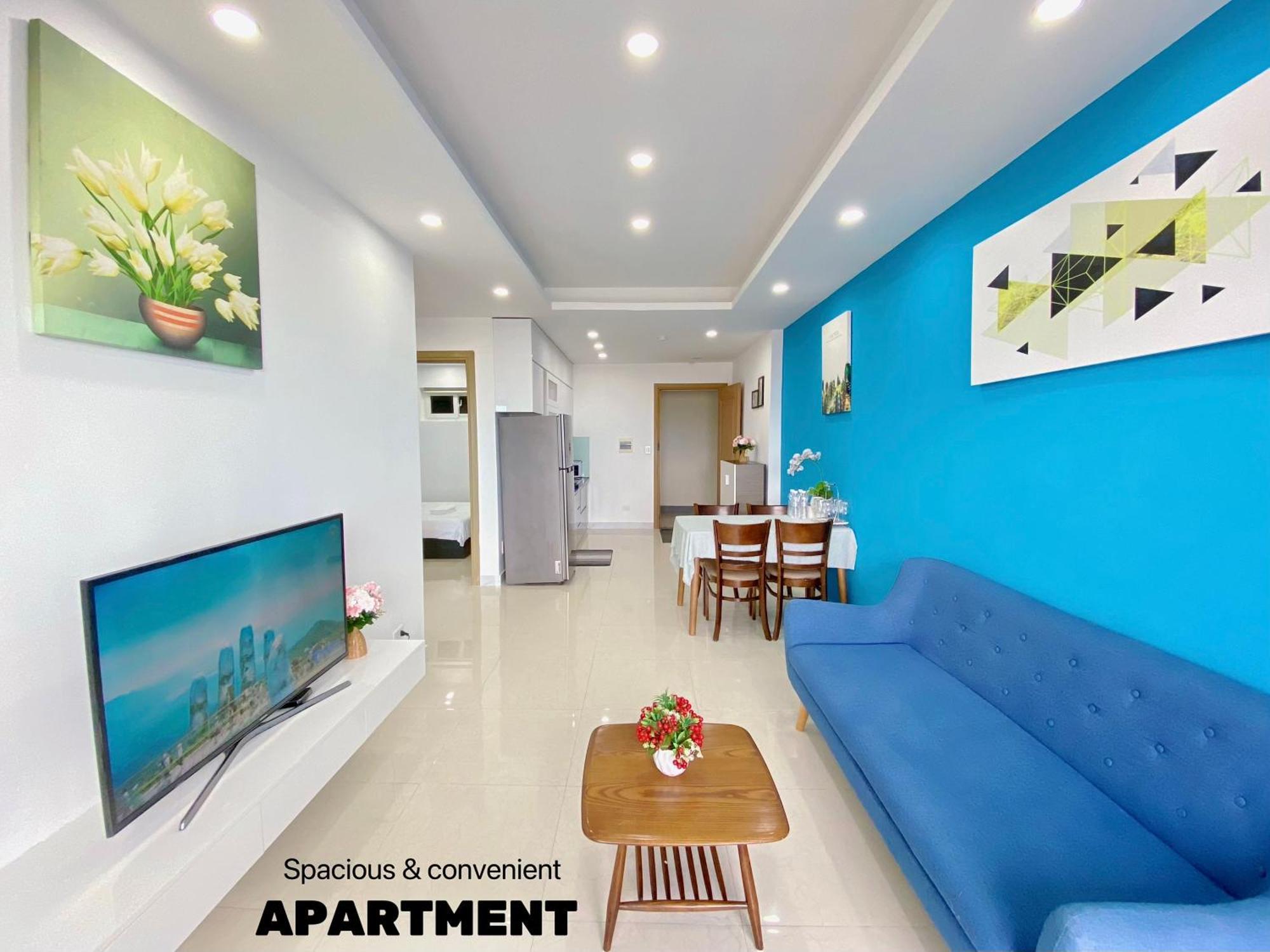 Blue Ocean Apartment At My Khe Da Nang Bagian luar foto