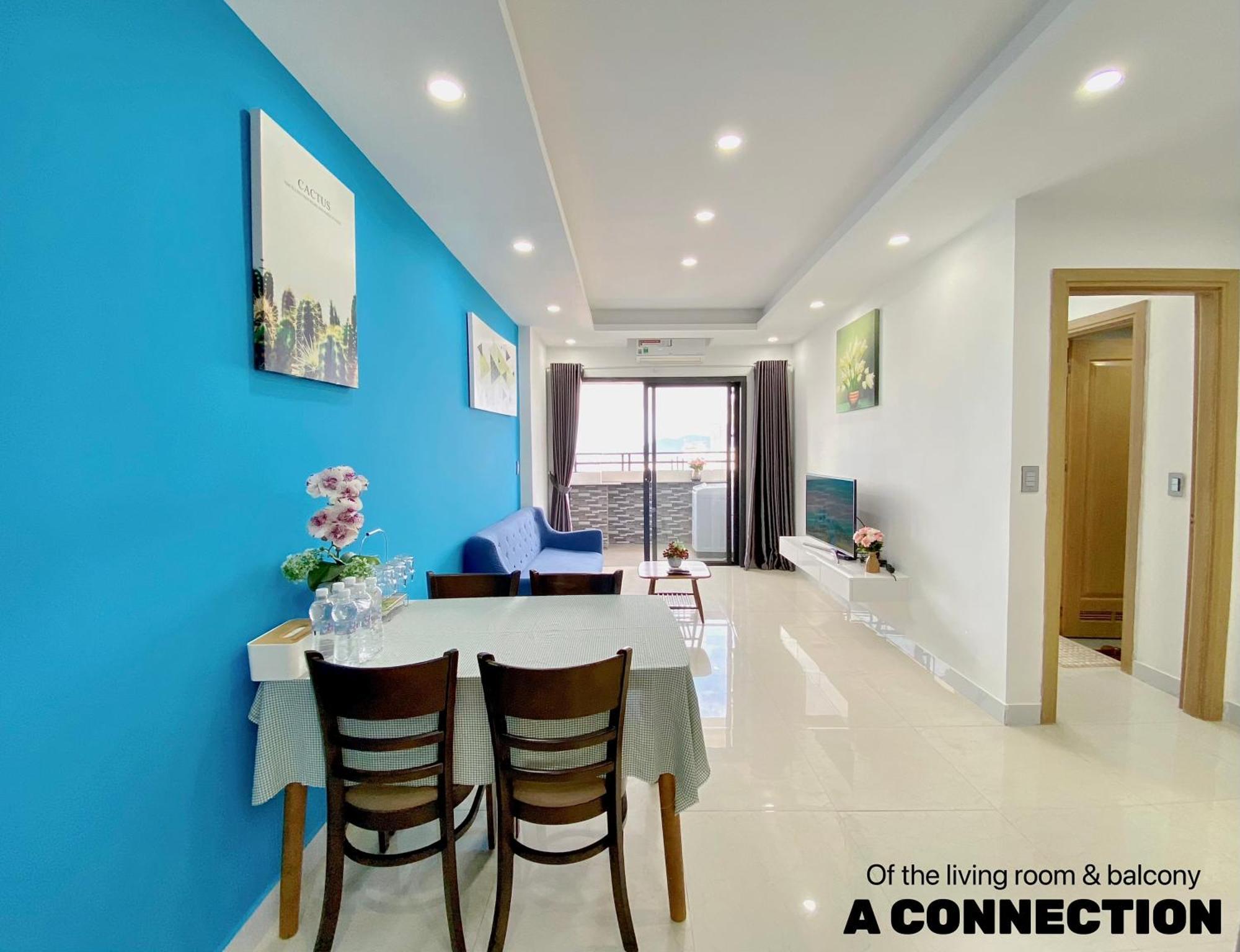 Blue Ocean Apartment At My Khe Da Nang Bagian luar foto
