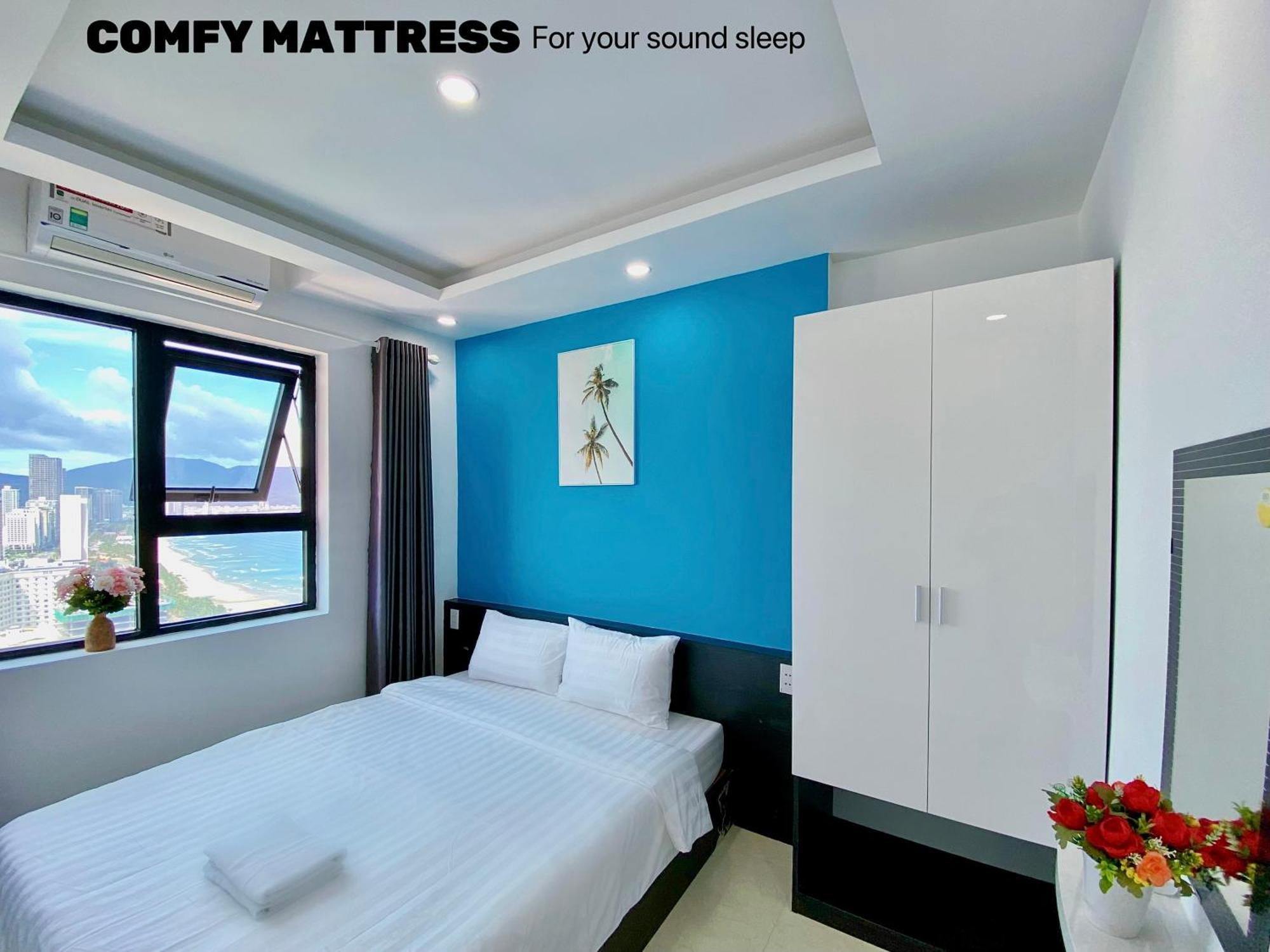Blue Ocean Apartment At My Khe Da Nang Bagian luar foto