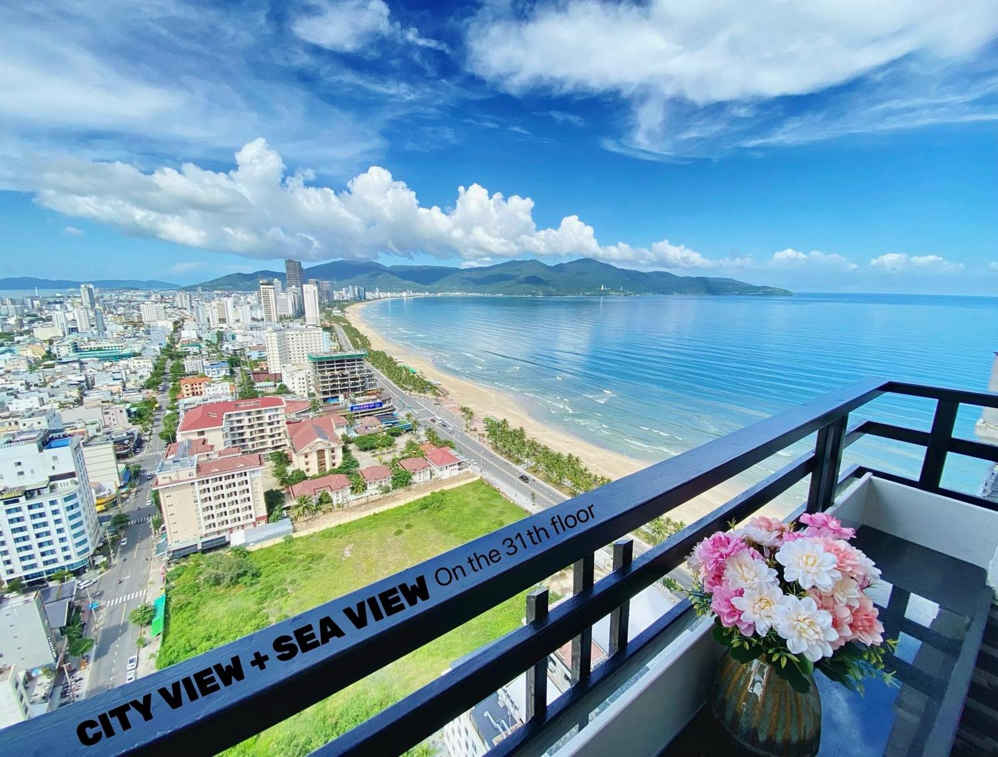 Blue Ocean Apartment At My Khe Da Nang Bagian luar foto