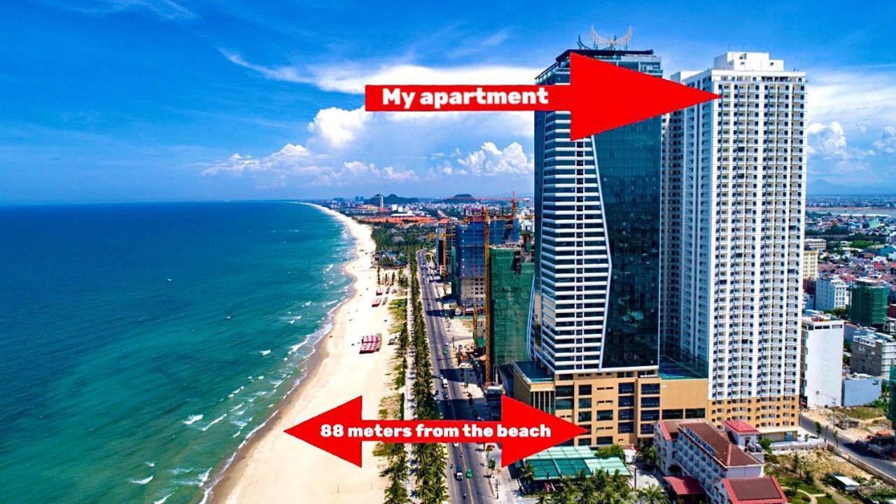 Blue Ocean Apartment At My Khe Da Nang Bagian luar foto
