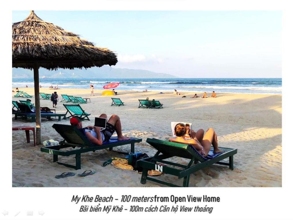 Blue Ocean Apartment At My Khe Da Nang Bagian luar foto